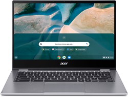 Acer Chromebook Spin 514 CP514-1W-R7FH 35,6 cm (14") Touchscreen Full HD AMD Athlon Silver 4 GB DDR4-SDRAM 64 GB eMMC Wi-Fi 5 (802.11ac) Chrome OS Grijs