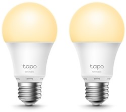 TP-Link Tapo L510E(2-pack) Intelligente verlichting 8,7 W Metallic, Wit Wi-Fi