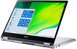 Acer Spin 3 SP313-51N-545D Hybride (2-in-1) 33,8 cm (13.3") Touchscreen WUXGA Intel® 11de generatie Core™ i5 16 GB LPDDR4x-SDRAM 512 GB SSD Wi-Fi 6 (802.11ax) Windows 10 Pro Zilver