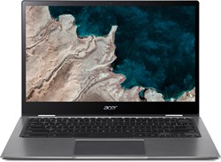 Acer Chromebook Spin 513 R841LT-S1E4 33,8 cm (13.3") Touchscreen Full HD Qualcomm Snapdragon 8 GB LPDDR4x-SDRAM 128 GB eMMC Wi-Fi 5 (802.11ac) Chrome OS Grijs