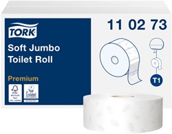Toiletpapier Tork Jumbo T1 premium 2-laags 360m wit 110273