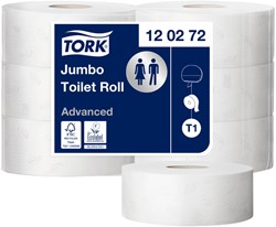 Toiletpapier Tork Jumbo T1 advanced 2-laags 360m  wit 120272