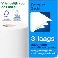 Toiletpapier Tork T4 traditioneel premium 3-laags 250 vel  wit 110316-2
