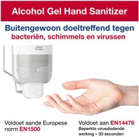 Alcoholgel Tork S1 voor handdesinfectie ongeparfumeerd 1000ml 420103-1