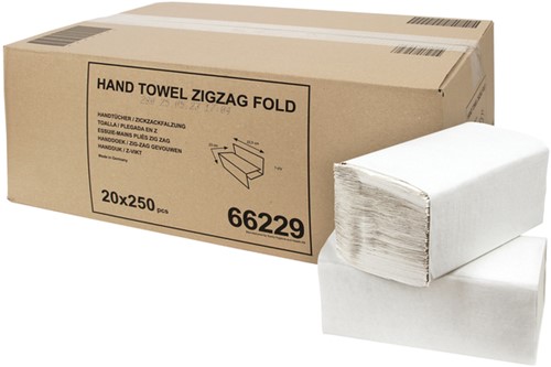 Handdoek Cleaninq V-vouw 1L voor H3 23x22cm 5000st.-2