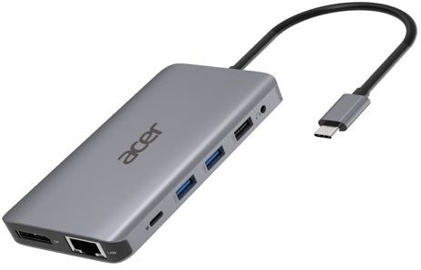 Acer HP.DSCAB.009 notebook dock & poortreplicator Bedraad USB 3.2 Gen 1 (3.1 Gen 1) Type-C Zilver-2