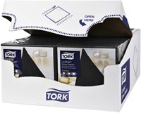 Dinnerservetten Tork LinStyle 1/4-vouw 1-laags 50 stuks zwart 478726-2