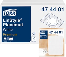 Placemats Tork 474401 LinStyle 39x30cm wit 100st.