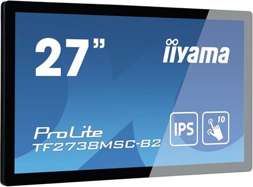 iiyama ProLite TF2738MSC-B2 touch screen-monitor 68,6 cm (27") 1920 x 1080 Pixels Multi-touch Multi-gebruiker Zwart-2