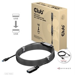 CLUB3D CAC-1405 USB-kabel 10 m USB 3.2 Gen 2 (3.1 Gen 2) USB A Zwart