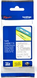 Brother TZe-145 labelprinter-tape Wit op transparant