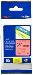 Brother TZe-451 labelprinter-tape Zwart op rood TZ 1 STUK
