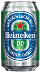 Bier Heineken 0.0% blikje 0.33l