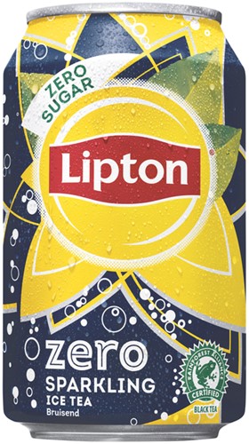 Frisdrank Lipton Ice Tea sparkling zero blik 330ml-2