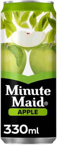 Frisdrank Minute Maid appelsap blik 330ml