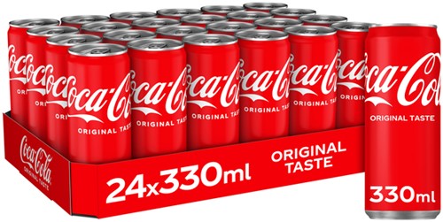 Frisdrank Coca Cola Regular blik 330ml-2