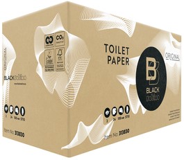 Toiletpapier BlackSatino Original ST10 systeemrol 2-laags 712vel wit 313830-3
