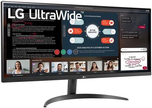 LG 34WP500-B computer monitor 86,4 cm (34") 2560 x 1080 Pixels UltraWide Full HD LED Zwart-3
