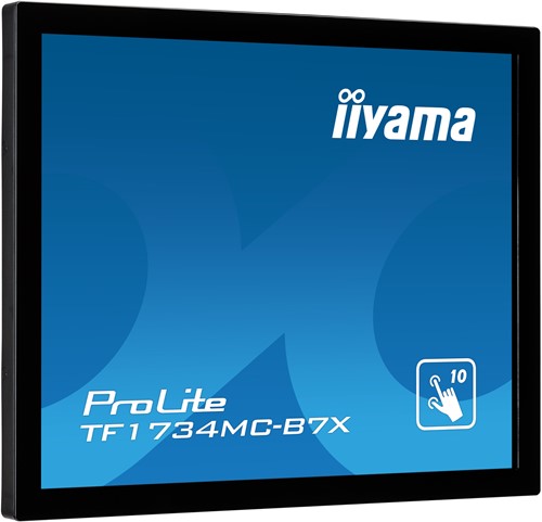 iiyama ProLite TF1734MC-B7X touch screen-monitor 43,2 cm (17") 1280 x 1024 Pixels Multi-touch Zwart-3