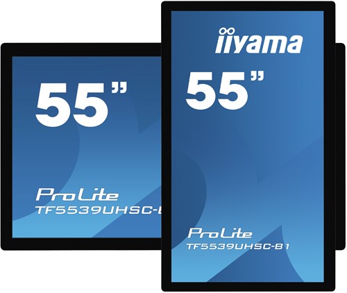 iiyama ProLite TF5539UHSC-B1AG touch screen-monitor 139,7 cm (55") 3840 x 2160 Pixels Multi-touch Multi-gebruiker Zwart-3