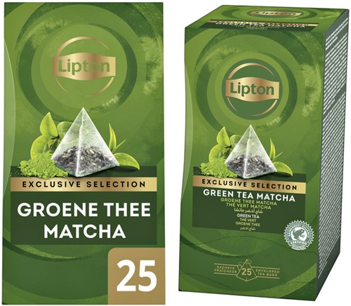 Thee Lipton Exclusive groene thee matcha 25x2gr-3