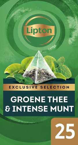 Thee Lipton Exclusive groene thee munt 25x2gr