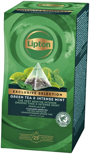Thee Lipton Exclusive groene thee munt 25x2gr-2