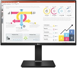 LG 24QP750-B computer monitor 60,5 cm (23.8") 2560 x 1440 Pixels Quad HD LED Zwart
