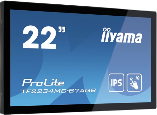 iiyama ProLite TF2234MC-B7AGB touch screen-monitor 54,6 cm (21.5") 1920 x 1080 Pixels Multi-touch Multi-gebruiker Zwart-3