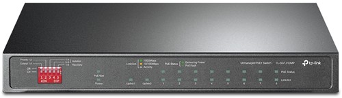 TP-LINK TL-SG1210MP netwerk-switch Unmanaged Gigabit Ethernet (10/100/1000) Power over Ethernet (PoE) Zwart