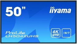 iiyama LH5042UHS-B3 beeldkrant Digitaal A-kaart 125,7 cm (49.5") VA 4K Ultra HD Zwart Android 8.0