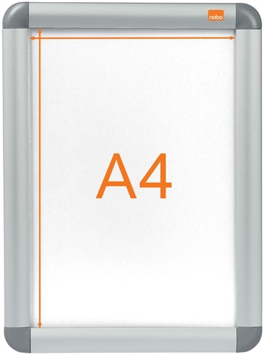 Kliklijst Nobo Premium Plus A4 aluminium-3