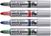 Viltstift Pentel MWL5M Maxiflo whiteboard rond 3mm groen-3