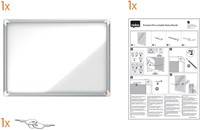 Binnenvitrine Nobo premium plus 4xA4 draaideur magnetisch-5