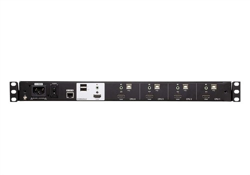 [PREMIUM] Aten 4-port USD HDMI Multi-View Dual Rail WideScreen LCD KVM Switch-3