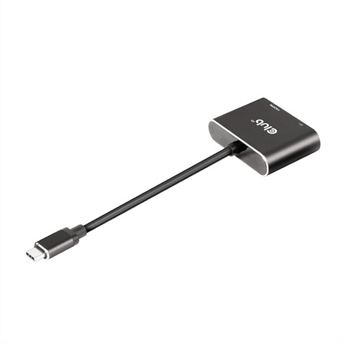 CLUB3D CSV-1552 video kabel adapter USB Type-C HDMI + DisplayPort-2