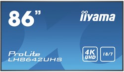 iiyama LH8642UHS-B3 beeldkrant Digitale signage flatscreen 2,17 m (85.6") IPS 4K Ultra HD Zwart Type processor Android 8.0
