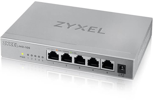 Zyxel MG-105 Unmanaged 2.5G Ethernet (100/1000/2500) Staal-3