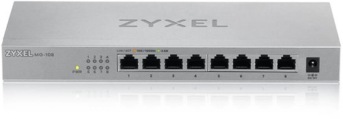 Zyxel MG-108 Unmanaged 2.5G Ethernet (100/1000/2500) Staal-2