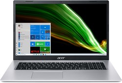 Acer Aspire 3 A317-53-31MG Notebook 43,9 cm (17.3") HD+ Intel® 11de generatie Core™ i3 8 GB DDR4-SDRAM 512 GB SSD Wi-Fi 5 (802.11ac) Windows 10 Home Zilver