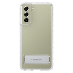 Samsung Clear Standing Rugged Cover S21 FE mobiele telefoon behuizingen 16,3 cm (6.41") Hoes Transparant
