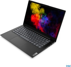 Lenovo V V14 Notebook 35,6 cm (14") Full HD Intel® 11de generatie Core™ i3 8 GB DDR4-SDRAM 256 GB SSD Wi-Fi 5 (802.11ac) Windows 10 Pro Zwart