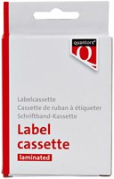 Labeltape Quantore TZE-231 12mm x 8m zwart op wit-4