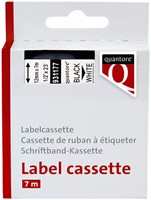 Labeltape Quantore 40913 9mmx7m zwart op wit-2
