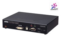 ATEN DVI-I KVM met één weergave via IP-zender met internettoegang