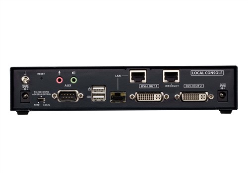 ATEN DVI-I KVM met tweevoudige weergave via IP-zender met internettoegang-2