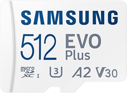 Samsung EVO Plus flashgeheugen 512 GB MicroSDXC UHS-I Klasse 10