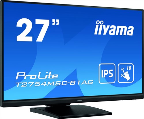 iiyama ProLite T2754MSC-B1AG touch screen-monitor 68,6 cm (27") 1920 x 1080 Pixels Multi-touch Multi-gebruiker Zwart-2