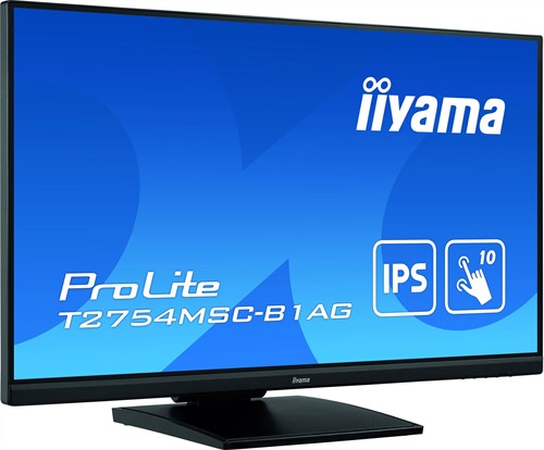 iiyama ProLite T2754MSC-B1AG touch screen-monitor 68,6 cm (27") 1920 x 1080 Pixels Multi-touch Multi-gebruiker Zwart-3