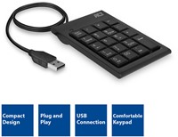 ACT AC5480 numeriek toetsenbord Universeel USB Zwart-2
